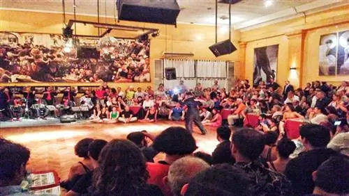 Танго Ночью в Буэнос-Айресе