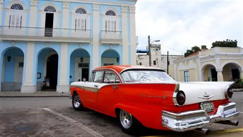 Автомобиль Fairlane на Кубе путешествие на Кубу