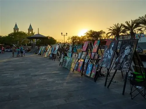 Исследование района художественных галерей Сан-Хосе-дель-Кабо