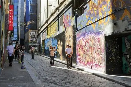 Посещение маленьких улочек Мельбурна