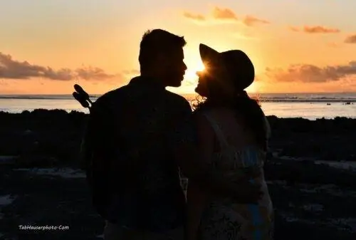 Закат курорта Le Taha'a