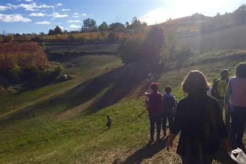 Наш поход к первой винодельне на Wine Walk.