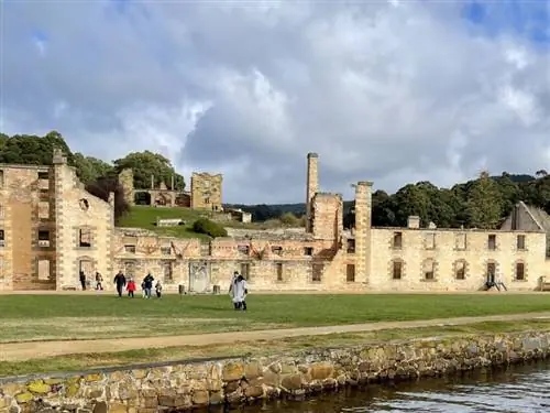 Руины заключенных как Port Arthur tasmania
