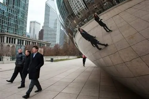 Облачные ворота Millenium Park Ibrahim Cetindemir фото