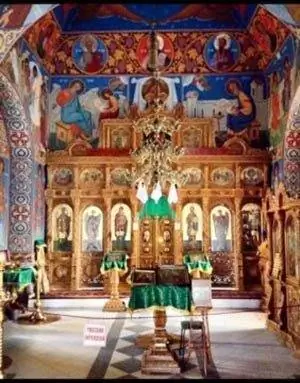 Богато украшенная церковь в Orheihul Vechi, Молдова.