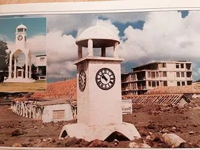 открытка показывает разруху