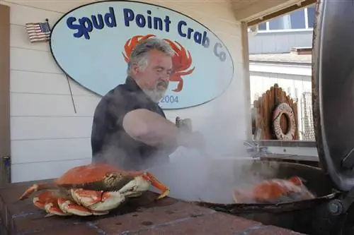 Компания Spud Point Crab Company, залив Бодега, Сонома, Калифорния