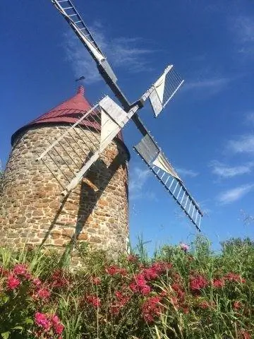 Ветряная мельница в Шарлевуа, Квебек.