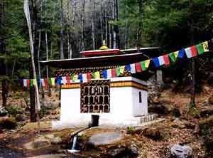 Чортен по дороге в Тактшанг Гоэмба