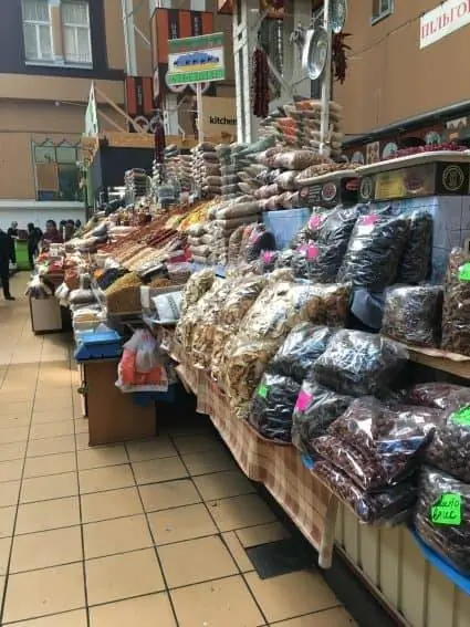 Бессарабский рынок в Киеве, Украина.