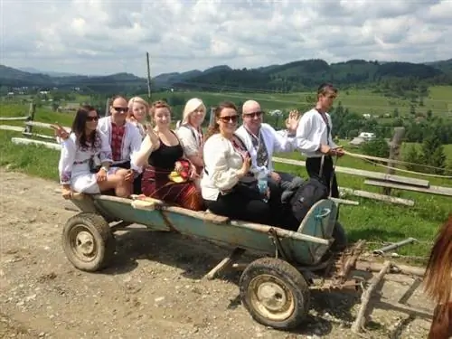 Поездка по горным селам Украины.