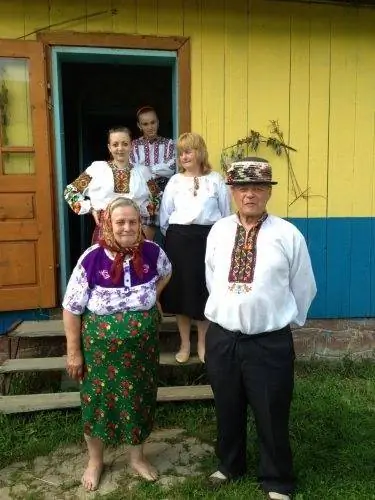 Встреча в доме гостеприимных жителей Украины.