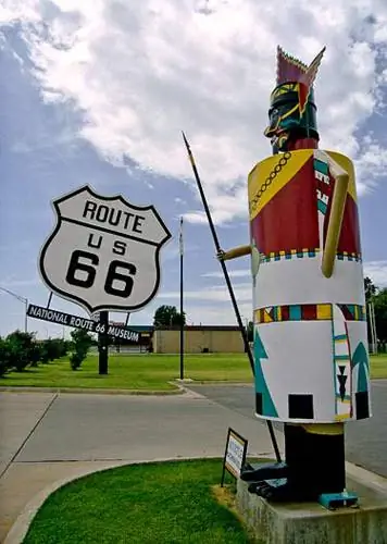 Национальный музей Route 66 в Элк-Сити, Оклахома.