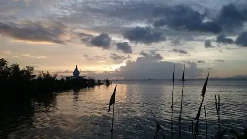 Закат в храме в море, Ватерлоо.