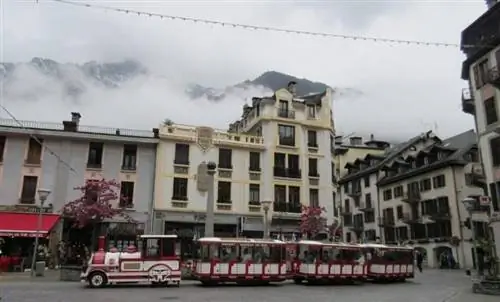 Трансфер на поезде из Шамони. На фото Дебора Гроссман.