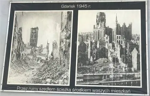 Фотографии разрушений бомбардировки Гданьска во время Второй мировой войны. Фотографии разрушений бомбардировки Гданьска во время Второй мировой войны.