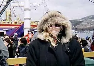 Пересечение озера Аси, Япония.