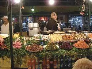 Ужин на площади Фна