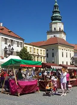 Главная площадь, Кромержиж, во время фестиваля