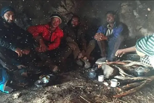 Автор с Гурбиндером, Абдуллой и Усманом