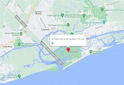 Бёрд-Айленд-Бэй-Сент-Сансет-Бич, Северная Каролина