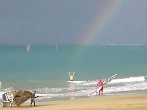 Конец радуги - фото предоставлено Лорел Истман Кайтбординг