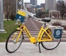 Прокат велосипедов в Индианаполисе, спонсируемый Pacers.