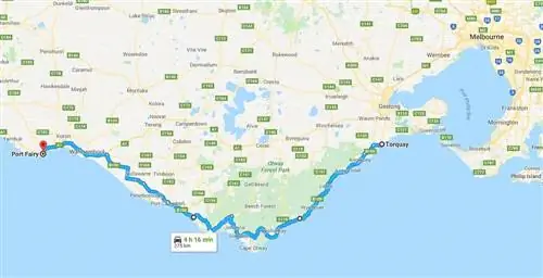 Великая океанская дорога проходит по дну штата Виктория, Австралия.