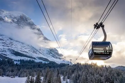 Eiger Express Grindelwald &copy; Jungfraubahnen 2019. Проект V-Cableway.