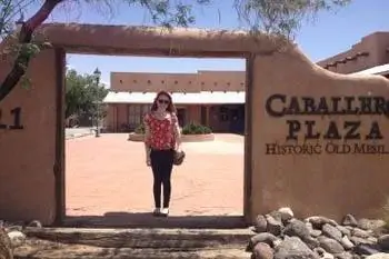 Спуск по дюнам в Лас-Крусес, Нью-Мексико