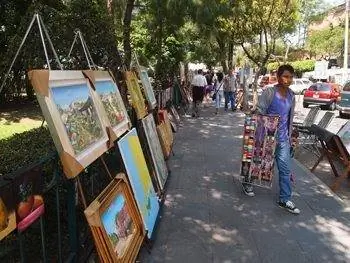 Работа на тротуаре в Сан-Анхеле.