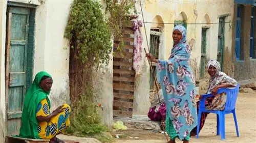 Женщины в порту Бербера, Сомалиленд.