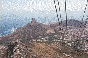 Вид на Кейптаун сверху. фото: Кент Э. Сент-Джон