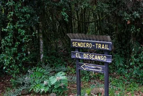 Начало Sendero El Descanso Costa Rica