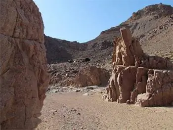 Лагерь бедуинов в пустыне Иордании.