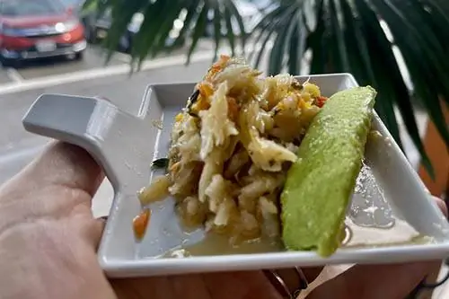 измельченная соленая треска