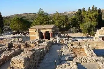 Кносский археологический памятник на Крите.