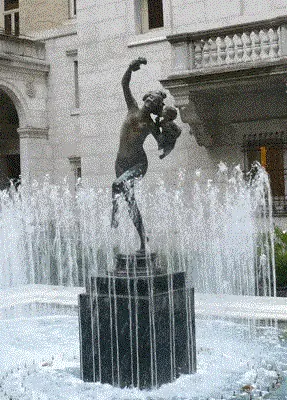 Вакханка и младенец фавн, Фредерик Уильям Макмоннис