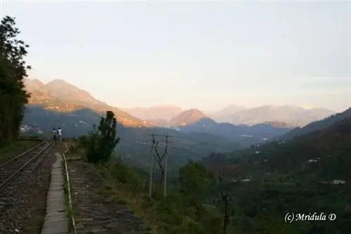 Идем к Солану на закате.