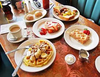 Спред в кафе Espresso на Ислингтон-стрит