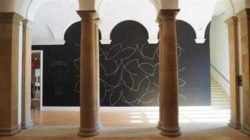 Произведение искусства в Художественной галерее Йельского университета.