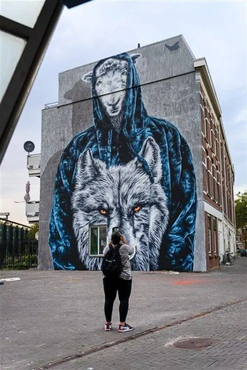 Уличное искусство Роттердама, фото Лисет Верберн