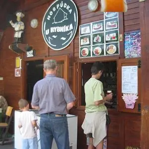 Пиво и закуски по дороге.