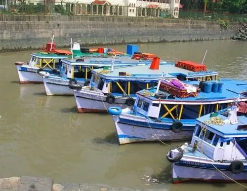 Лодки у ворот в Индию.