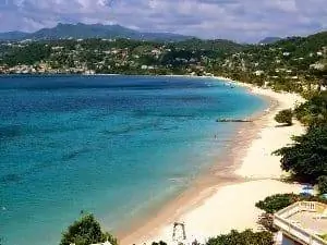 Вид на пляж.