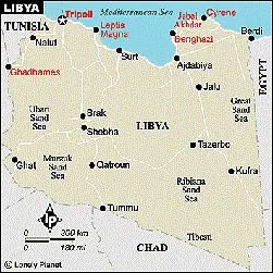 Карта из Lonely Planet.