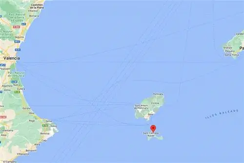 Форментера Испания карта