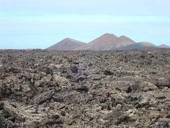 вулканическая почва на Канарских островах. фотографии Тал Аббади.