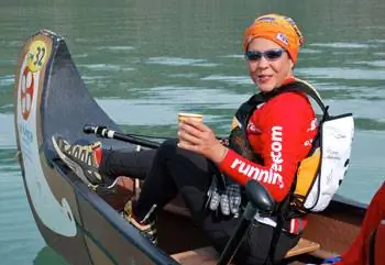 Гребцы благодарны за кофе и печенье