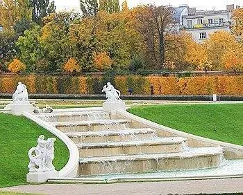 Сады у дворца Бельведер